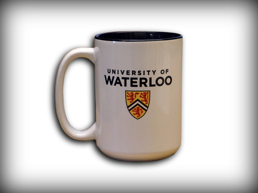 Custom personalized colour logo on mug